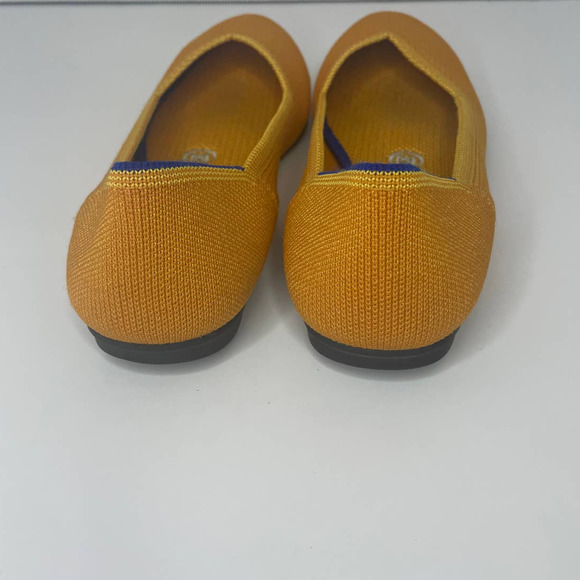 Rothy's Lemondrop Flats Yellow Slip On Rounded Toe Ballet Women’s SZ 7 - Picture 2 of 7
